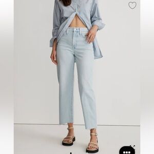 Madewell The Perfect Vintage Wide Leg Crop Jeans